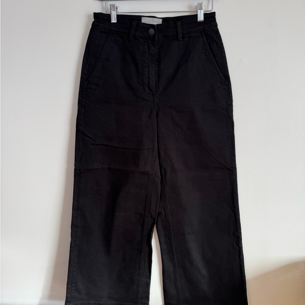 Everlane Women's Black Wide Leg Pants